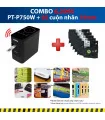 Combo: PT-P750W + 5 Cuộn nhãn 18mm