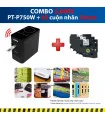 Combo: PT-P750W + 3 Cuộn nhãn 24mm