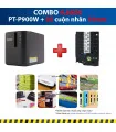 Combo: PT-P900W + 5 Cuộn nhãn 18mm