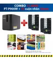 Combo: PT-P900W + 10 Cuộn nhãn 18mm (siêu dính)