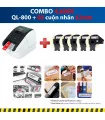 Combo: QL-800 + 5 Cuộn nhãn 62mm