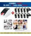 Combo: QL-800 + 10 Cuộn nhãn 29mm