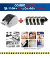 Combo: QL-1100 + 5 Cuộn nhãn 152mm