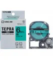 Tepra SC6G (Chữ đen nền xanh lá, khổ 6mm)
