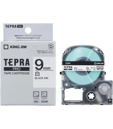 Tepra SS9K (Chữ đen nền trắng, khổ 9mm) | ⓿❽❻❽❺⓿❺⓿❺❺ | Nhãn in, tem in, giấy in, băng nhãn, tape in | khuetu.vn