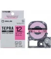 Tepra SC12P (Chữ đen nền hồng, khổ 12mm)