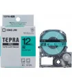 Tepra SC12G (Chữ đen nền xanh lá, khổ 12mm)