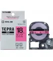 Tepra SC18P (Chữ đen nền hồng, khổ 18mm)