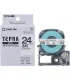 Tepra ST24K (Chữ đen nền trong, khổ 24mm) | ⓿❽❻❽❺⓿❺⓿❺❺ | Nhãn in, tem in, giấy in, băng nhãn, tape in | khuetu.vn