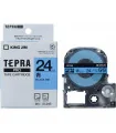 Tepra SC24B (Chữ đen nền xanh dương, khổ 24mm)