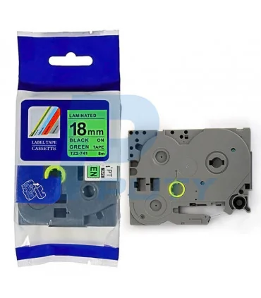 Nhãn in TZ2-741, khổ 18mm | ⓿❽❻❽❺⓿❺⓿❺❺ | Nhãn in, tem in, giấy in, băng nhãn, tape in | khuetu.vn