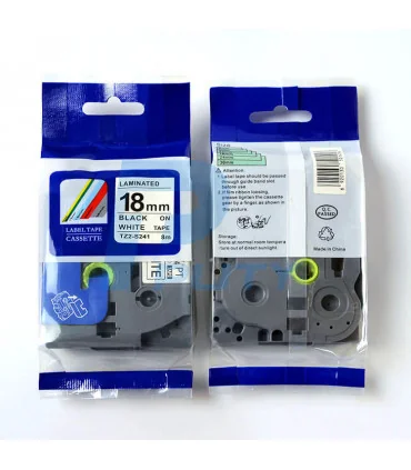 Nhãn in TZ2-S241, khổ 18mm | ⓿❽❻❽❺⓿❺⓿❺❺ | Nhãn in, tem in, giấy in, băng nhãn, tape in | khuetu.vn