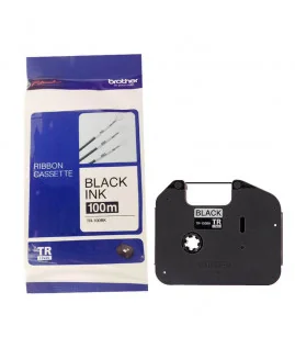 Mực in ống lồng TR-100BK (chính hãng), khổ 12mm x 100M, màu đen, cho máy in ống Brother | ⓿❽❻❽❺⓿❺⓿❺❺ | Ống lồng, ống lồng cos...