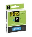 Dymo D1 S0720790 43618 6mm x 7m, Black on Yellow