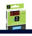 Dymo D1 S0720720 40917 9mm x 7m, Black on Red
