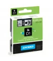 Dymo D1 S0720500 45010 12mm x 7m, Black on Clear