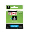 Dymo D1 S0720550 45015 12mm x 7m, Red on White