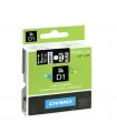 Dymo D1 S0720610 45021 12mm x 7m, White on Black