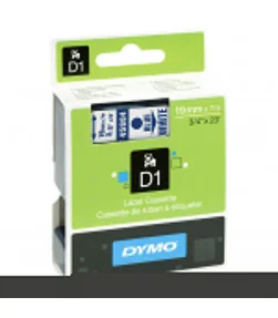 Dymo D1 S0720840 45804 19mm x 7m, Blue on White | ⓿❽❻❽❺⓿❺⓿❺❺ | Nhãn in, tem in, giấy in, băng nhãn, tape in | khuetu.vn