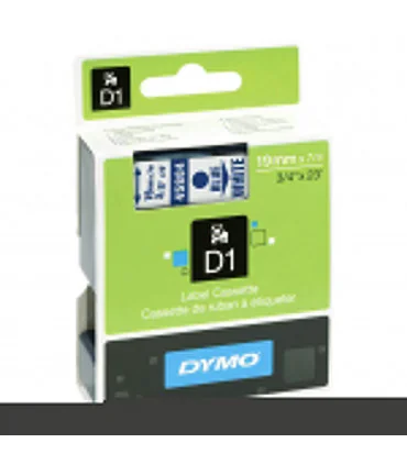 Dymo D1 S0720840 45804 19mm x 7m, Blue on White | ⓿❽❻❽❺⓿❺⓿❺❺ | Nhãn in, tem in, giấy in, băng nhãn, tape in | khuetu.vn