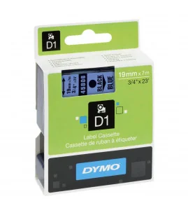 Dymo D1 S0720860 45806 19mm x 7m, Black on Blue | ⓿❽❻❽❺⓿❺⓿❺❺ | Nhãn in, tem in, giấy in, băng nhãn, tape in | khuetu.vn