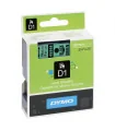 Dymo D1 S0720890 45809 19mm x 7m, Black on Green