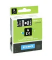 Dymo D1 S0720910 45811 19mm x 7m, White on Black
