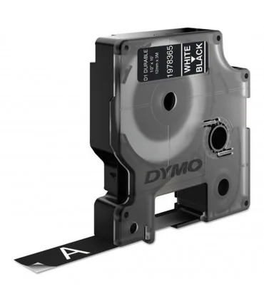 Dymo D1 1978365 Durable 12mm x 3m, White on Black | ⓿❽❻❽❺⓿❺⓿❺❺ | Nhãn in, tem in, giấy in, băng nhãn, tape in | khuetu.vn