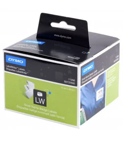 Dymo S0722560 (11356), Removable Small Name Badge Labels 89mm x 41mm x 300 labels - Black on White | ⓿❽❻❽❺⓿❺⓿❺❺ | Nhãn in, te...