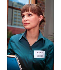Dymo S0722560 (11356), Removable Small Name Badge Labels 89mm x 41mm x 300 labels - Black on White | ⓿❽❻❽❺⓿❺⓿❺❺ | Nhãn in, te...