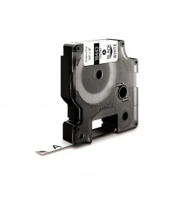 Dymo S0718580 (18443), Vinyl Label Tape, 9mm x 5.5m, Black on White | ⓿❽❻❽❺⓿❺⓿❺❺ | Nhãn in, tem in, giấy in, băng nhãn, tape ...