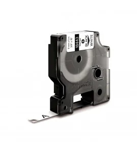 Dymo S0718580 (18443), Vinyl Label Tape, 9mm x 5.5m, Black on White | ⓿❽❻❽❺⓿❺⓿❺❺ | Nhãn in, tem in, giấy in, băng nhãn, tape ...