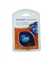 Dymo LetraTag S0721640 (91204) Plastic Label Tape 12mm x 4m - Black on Green