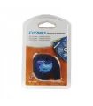Dymo LetraTag S0721650 (91205) Plastic Label Tape 12mm x 4m - Black on Blue