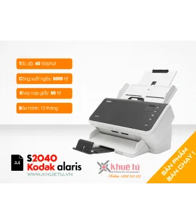 Máy scan Kodak s2040 (40ppm, 5000ppd, A4, USB) | Phân phối Kodak Scanner | ⓿❽❻❽❺⓿❺⓿❺❺ | khuetu.vn