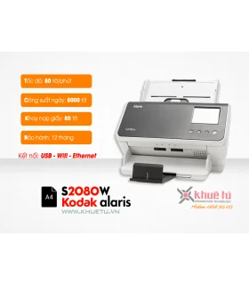 Máy scan Kodak s2080W (80ppm, 12000ppd, A4, Wifi, RJ45) | Phân phối Kodak Scanner | ⓿❽❻❽❺⓿❺⓿❺❺ | khuetu.vn
