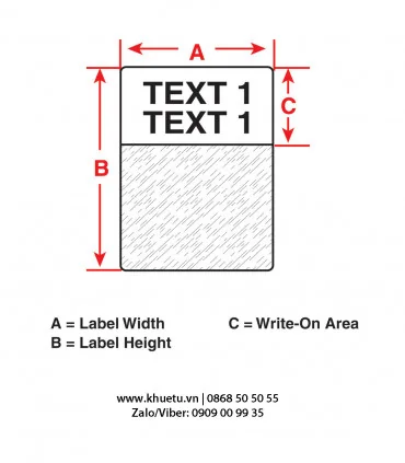 Brady BM71-21-427, Vinyl, màu trắng, 2.5 in H x 1 in W, 1000 labels | ⓿❽❻❽❺⓿❺⓿❺❺ | Nhãn in, tem in, giấy in, băng nhãn, tape ...
