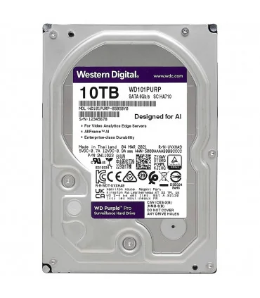 WD PURPLE 10TB 3.5 Inch SATA HDD 5400rpm 128MB Cache (WD100PURZ) | ...
