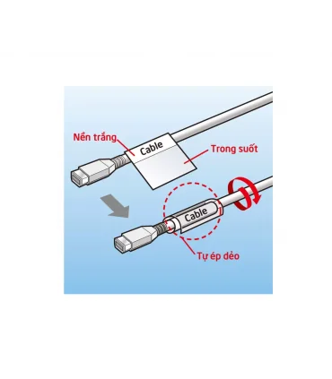Tepra SV24KN (Nhãn dán cáp, khổ 24mm) | ⓿❽❻❽❺⓿❺⓿❺❺ | Nhãn in, tem in, giấy in, băng nhãn, tape in | khuetu.vn