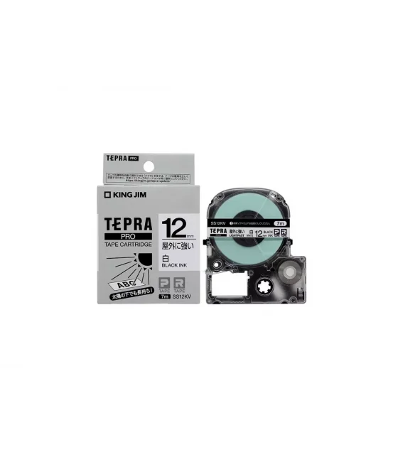 Tepra SS12KV (Nhãn ngoài trời, khổ 12mm)