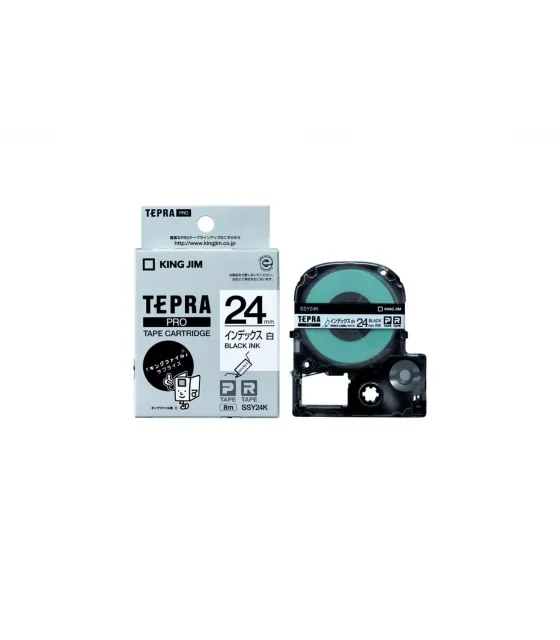 Tepra SSY24K (Nhãn phân trang, khổ 24mm, trắng)