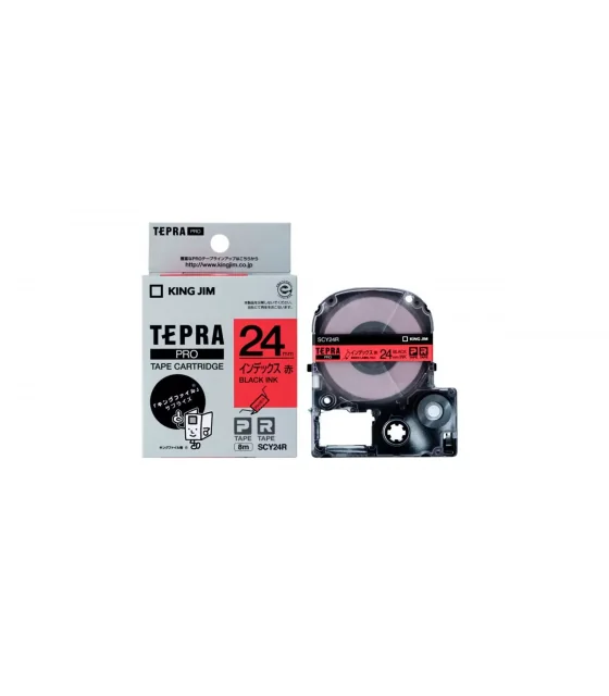 Tepra SCY24R (Nhãn phân trang, khổ 24mm, đỏ)
