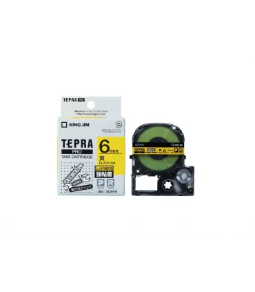 Tepra SC6YW (Chữ đen nền vàng, khổ 6mm, siêu dính) | ⓿❽❻❽❺⓿❺⓿❺❺ | Nhãn in, tem in, giấy in, băng nhãn, tape in | khuetu.vn