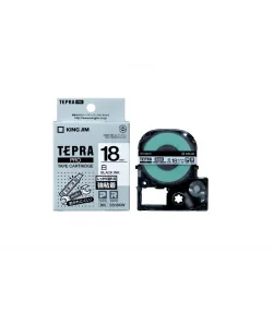 Tepra SS18KW (Chữ đen nền trắng, khổ 18mm, siêu dính) | ⓿❽❻❽❺⓿❺⓿❺❺ | Nhãn in, tem in, giấy in, băng nhãn, tape in | khuetu.vn