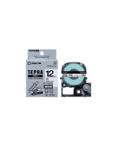 Tepra SS12KW (Chữ đen nền trắng, khổ 12mm, siêu dính) | ⓿❽❻❽❺⓿❺⓿❺❺ | Nhãn in, tem in, giấy in, băng nhãn, tape in | khuetu.vn
