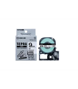 Tepra SS9KW (Chữ đen nền trắng, khổ 9mm, siêu dính) | ⓿❽❻❽❺⓿❺⓿❺❺ | Nhãn in, tem in, giấy in, băng nhãn, tape in | khuetu.vn