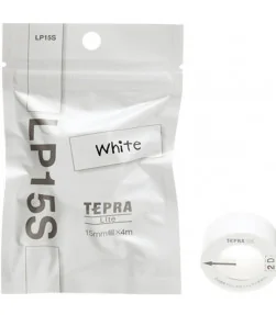 Tepra LITE LP15S (khổ 15mm x 4m, trắng) | ⓿❽❻❽❺⓿❺⓿❺❺ | Nhãn in, tem in, giấy in, băng nhãn, tape in | khuetu.vn