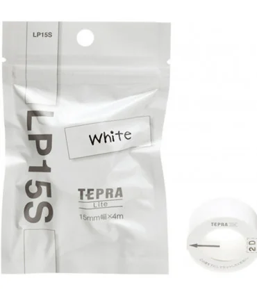 Tepra LITE LP15S (khổ 15mm x 4m, trắng) | ⓿❽❻❽❺⓿❺⓿❺❺ | Nhãn in, tem in, giấy in, băng nhãn, tape in | khuetu.vn
