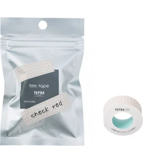 Tepra Coharu TPT15-004 (khổ 15mm x 4m, check red) | ⓿❽❻❽❺⓿❺⓿❺❺ | Nhãn in, tem in, giấy in, băng nhãn, tape in | khuetu.vn