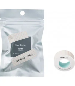 Tepra Coharu TPT15-004 (khổ 15mm x 4m, check red) | ⓿❽❻❽❺⓿❺⓿❺❺ | Nhãn in, tem in, giấy in, băng nhãn, tape in | khuetu.vn